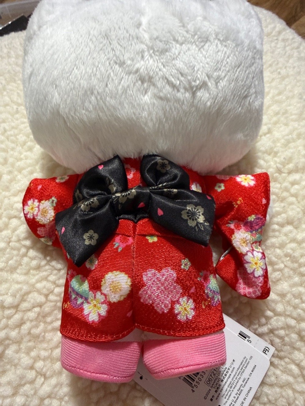 Japan Exclusive Sanrio NWT ~ Hello Kitty Plush Bundle Kimono ~ Leopard Keychain - Picture 15 of 15